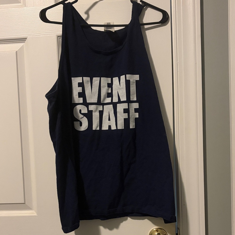 Gildan Navy Blue Event Staff Muscle Tee